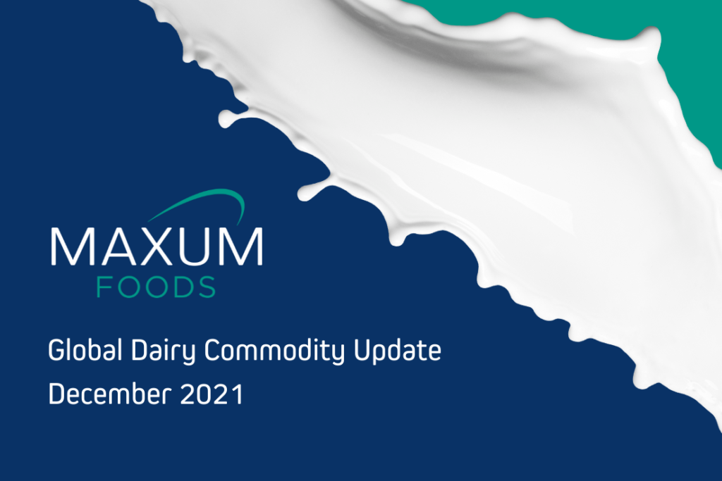 Global Dairy Commodity Update December 2021