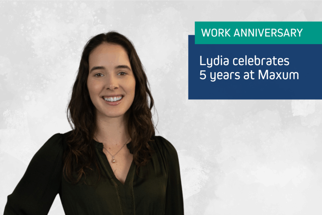 Lydia Lennon 5 years at Maxum Foods