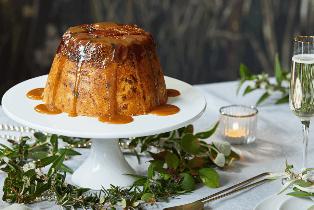 Golden Christmas Pudding
