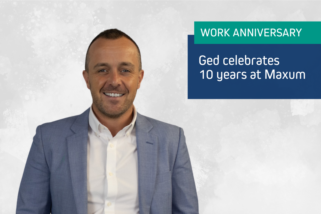 Ged Kerr 10 years at Maxum Foods