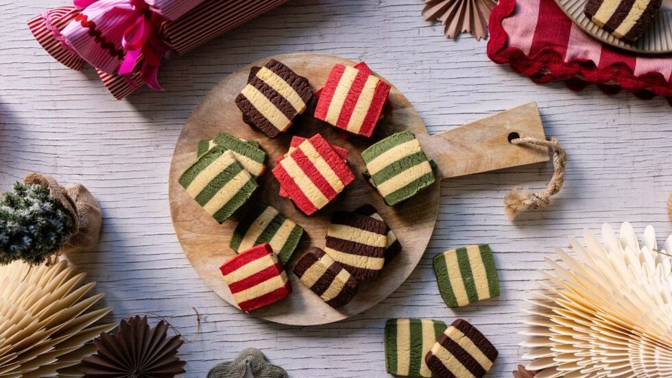 Shortbread Stripe Cookies